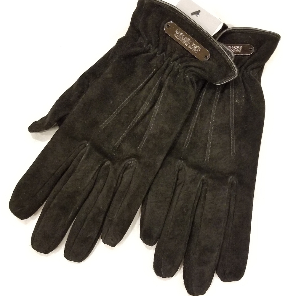 NEW Marc New York Leather Tech Gloves with Touch Screen Capability